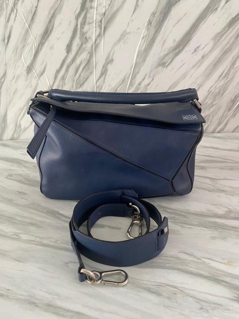 Sell Loewe Medium Puzzle Bag Navy Navy Blue HuntStreet